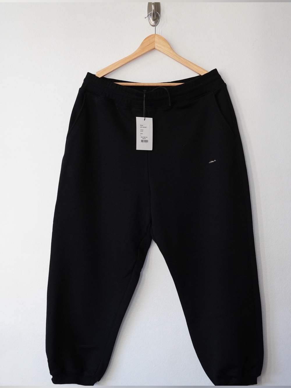 3.1 Phillip Lim Black Jogger Sweatpants NWT